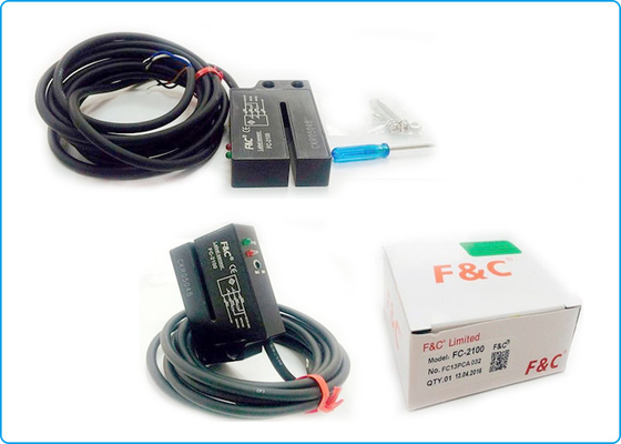 سنسور PNP NO + NC 2mm شکاف برق لامپ 24V DC استفاده از بسته بندی ماشین