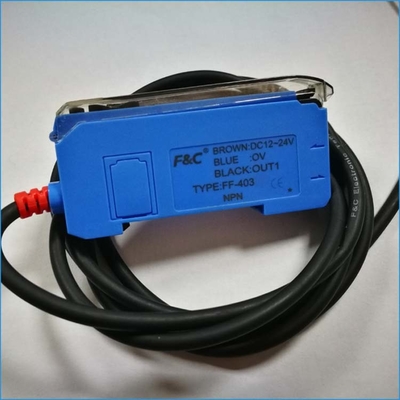تقویت کننده فیبر نوری دیجیتال دیجیتال سنسور فوتوالکتریک نور قرمز 12-24VDC