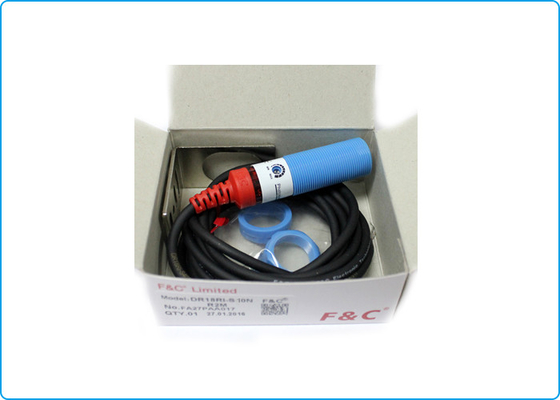 سنسورهای فوتوالکتریک سیلندری مادون قرمز قابل تنظیم 100mm OEM / ODM