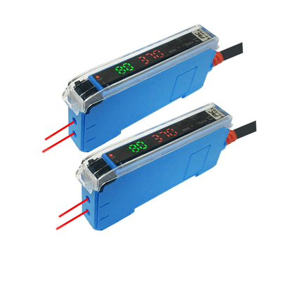 12V-24VDC نور قرمز NPN یا PNP دیجیتال نمایش فیبر نوری تقویت کننده